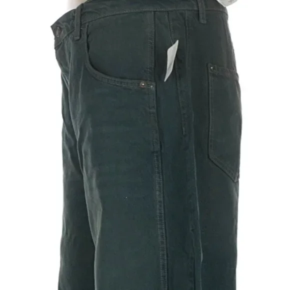 NWT Rare Size Free People We The Free Good Luck Barrel Jeans Luke Green 31S Boho - Picture 7 of 16